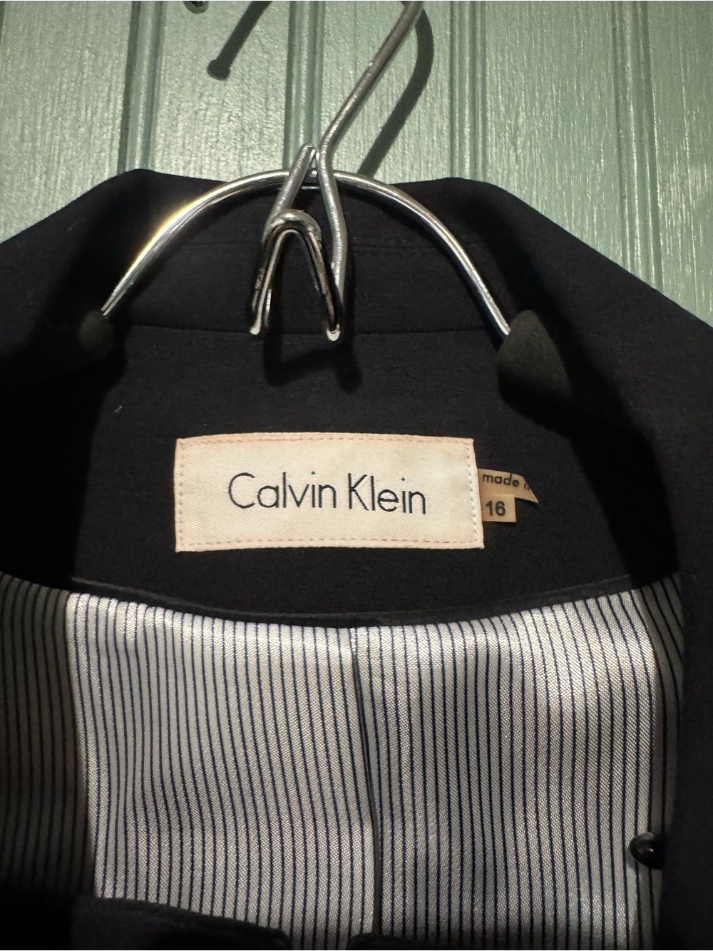 Calvin Klein Navy Women’s Suit Pencil Skirt - Classic Workwear - Picture 3 of 7